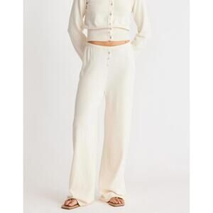 SNDYS August Button Pants cream
